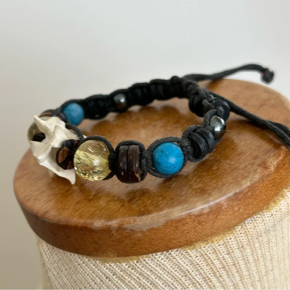 Handmade Ethnic Woven Bead Bracelet